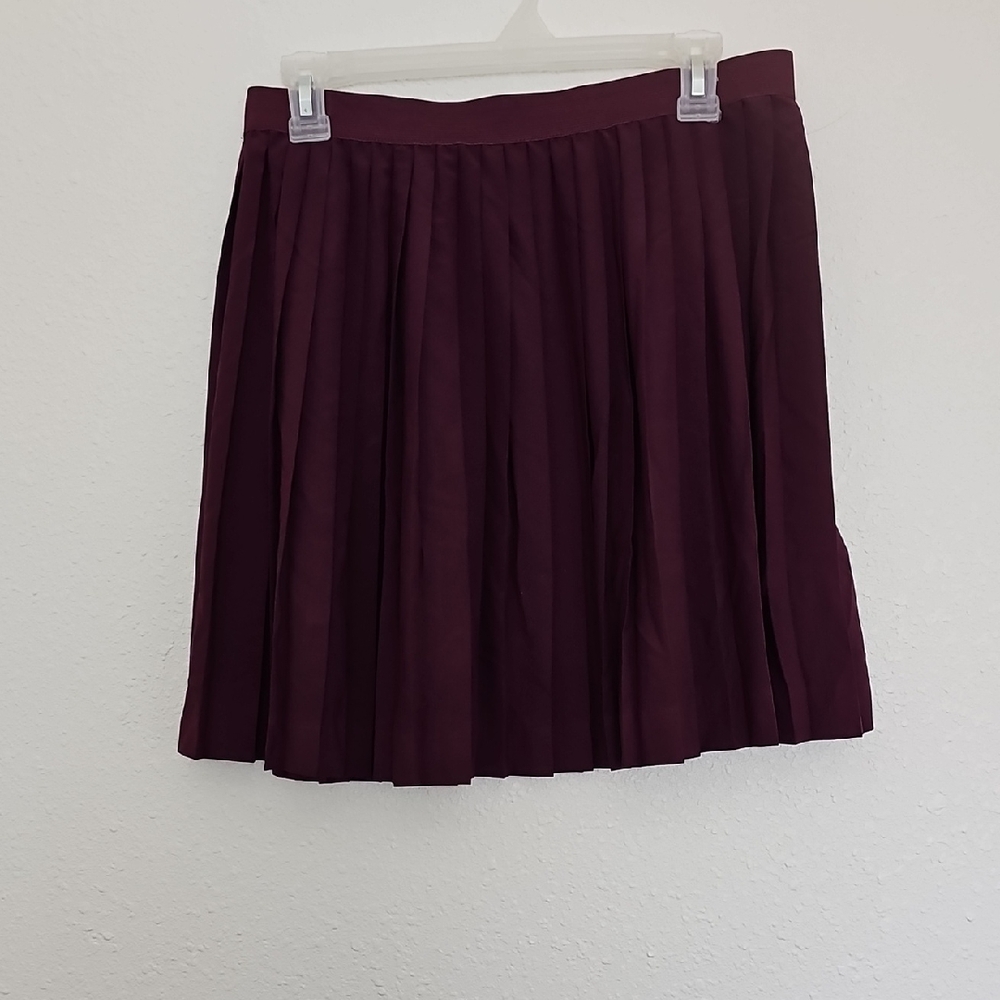 H&M Deep Purple Skater Skirt